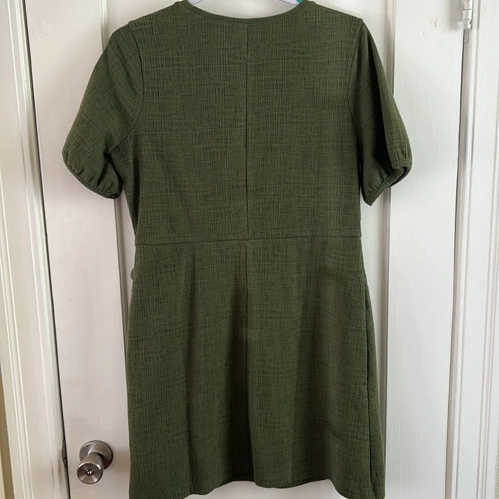 Madewell army green dress - Picture 5 of 5